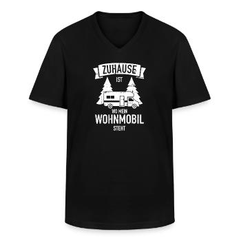 Wohnmobil - Männer-T-Shirt mit V-Ausschnitt - Schwarz - Vorne - AI Model Male 178 dark (178cm)