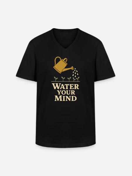 Funny garden humor, plant lover, - Men's V-Neck T-Shirt - black