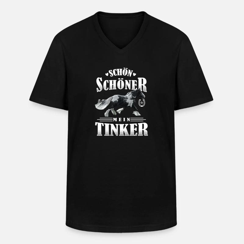Schön Schöner Mein Tinker - Männer-T-Shirt mit V-Ausschnitt - Schwarz