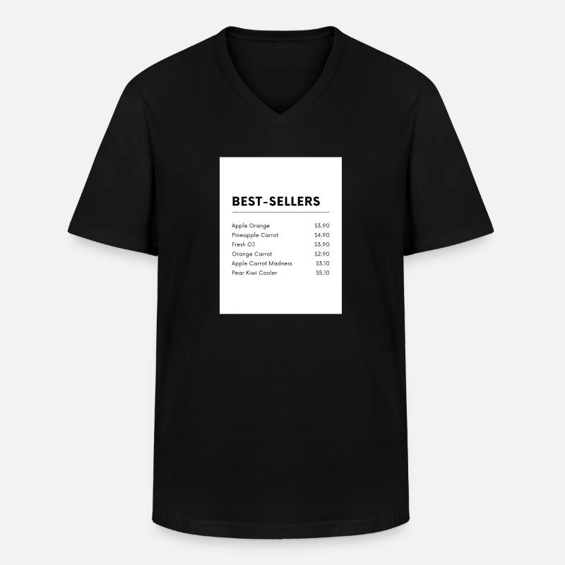 Design ohne Titel 14 - Männer-T-Shirt mit V-Ausschnitt - Schwarz