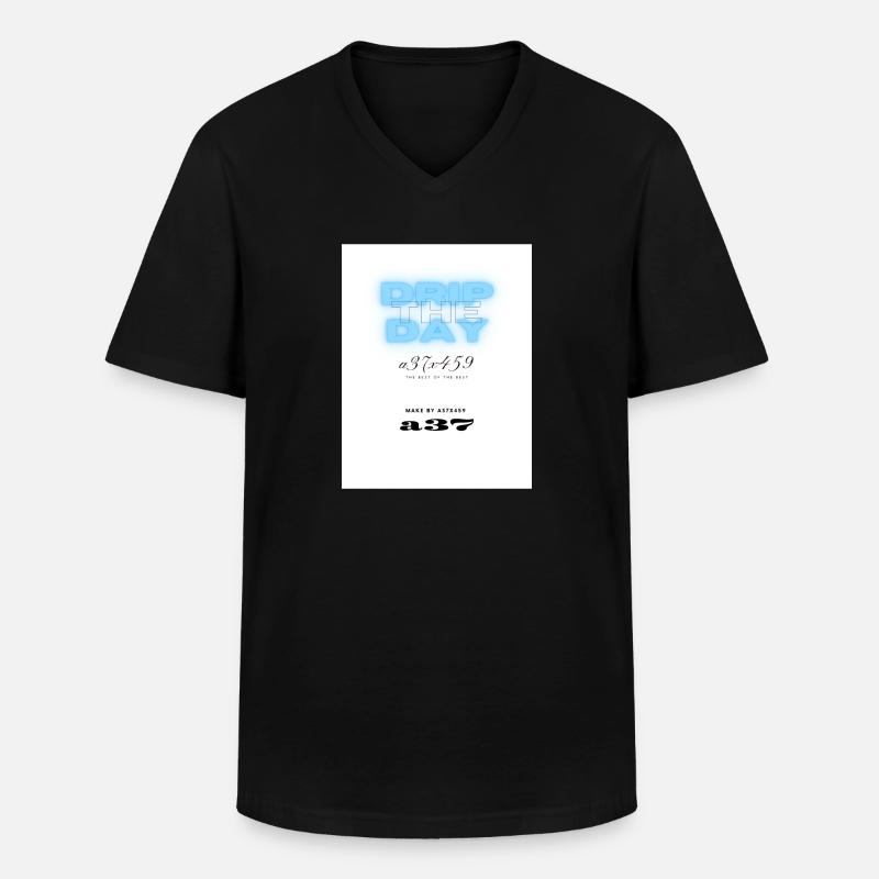 I will 2 - Männer-T-Shirt mit V-Ausschnitt - Schwarz