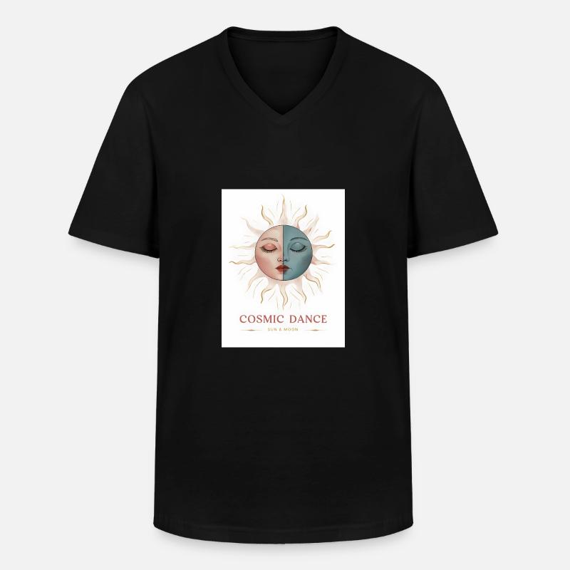 Cosmic Dance Spiritual Gift - Men's V-Neck T-Shirt - black
