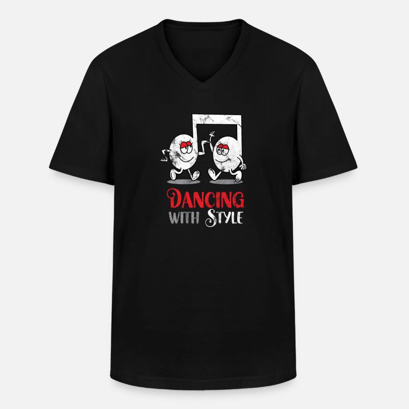 Dance Dancer Dancer Saying - Men's V-Neck T-Shirt - black