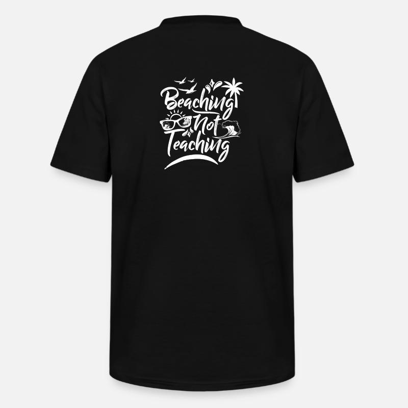 Strandshirt - Männer-T-Shirt mit V-Ausschnitt - Schwarz