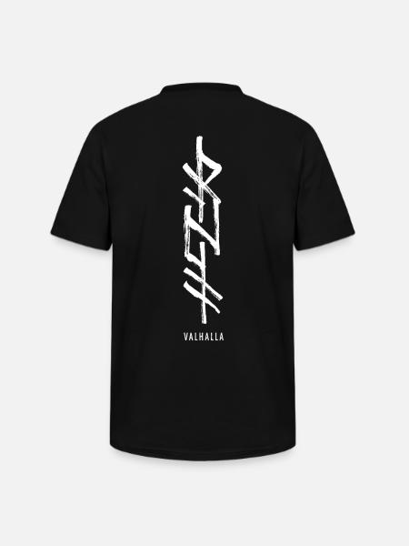 Valhalla Runes Norse Symbol Viking Characters - Men's V-Neck T-Shirt - black