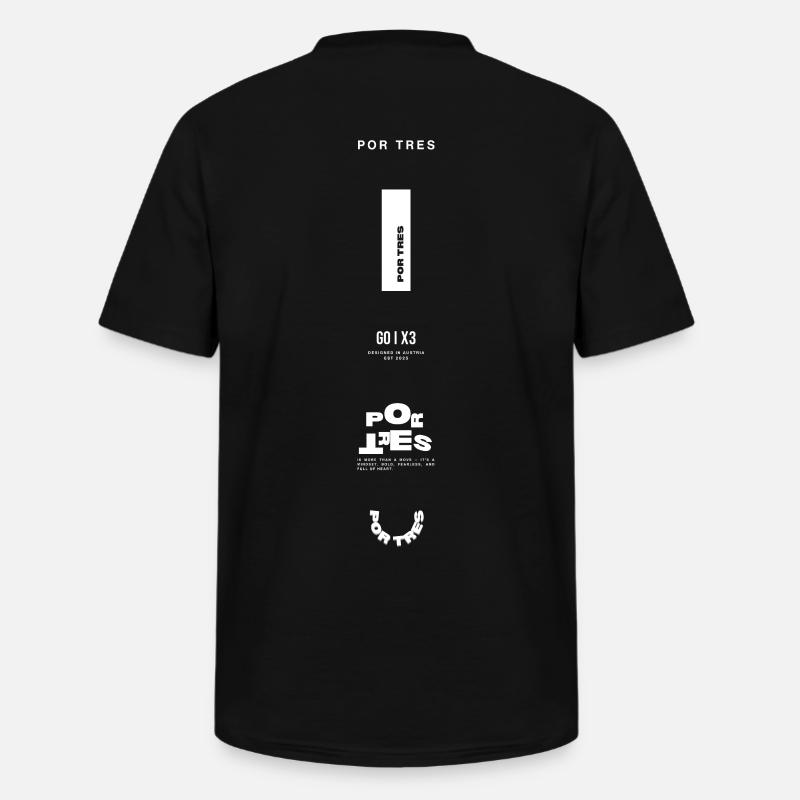 The Backhand - Männer-T-Shirt mit V-Ausschnitt - Schwarz