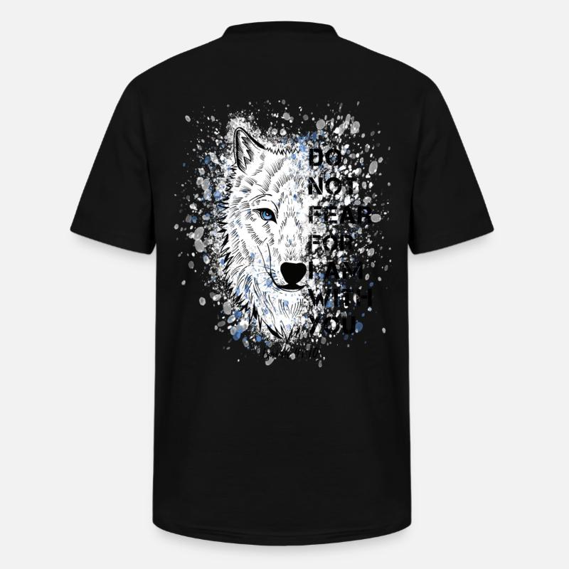 Religiöses Zitat Bibelvers - Männer-T-Shirt mit V-Ausschnitt - Schwarz