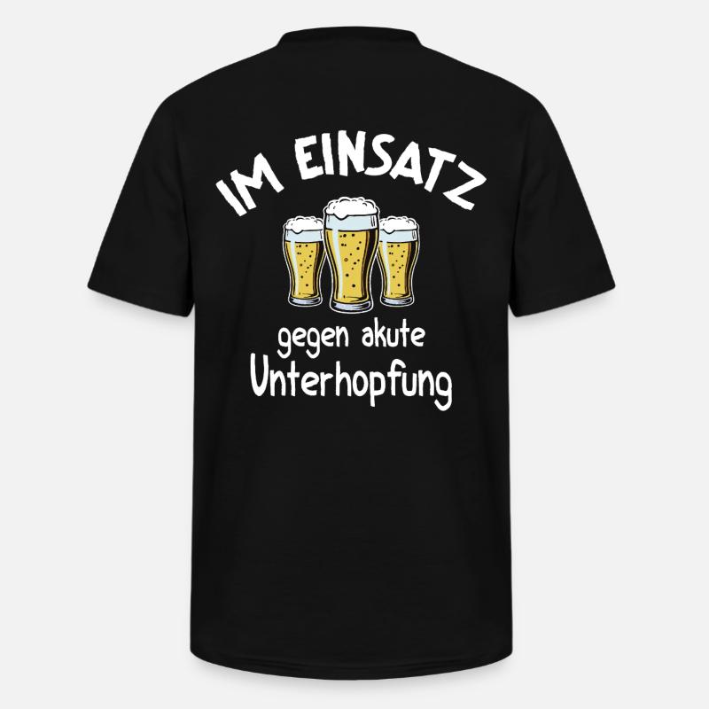 Underhopping Insert – Serveuse Bartender Bière - T-shirt col V Homme - noir