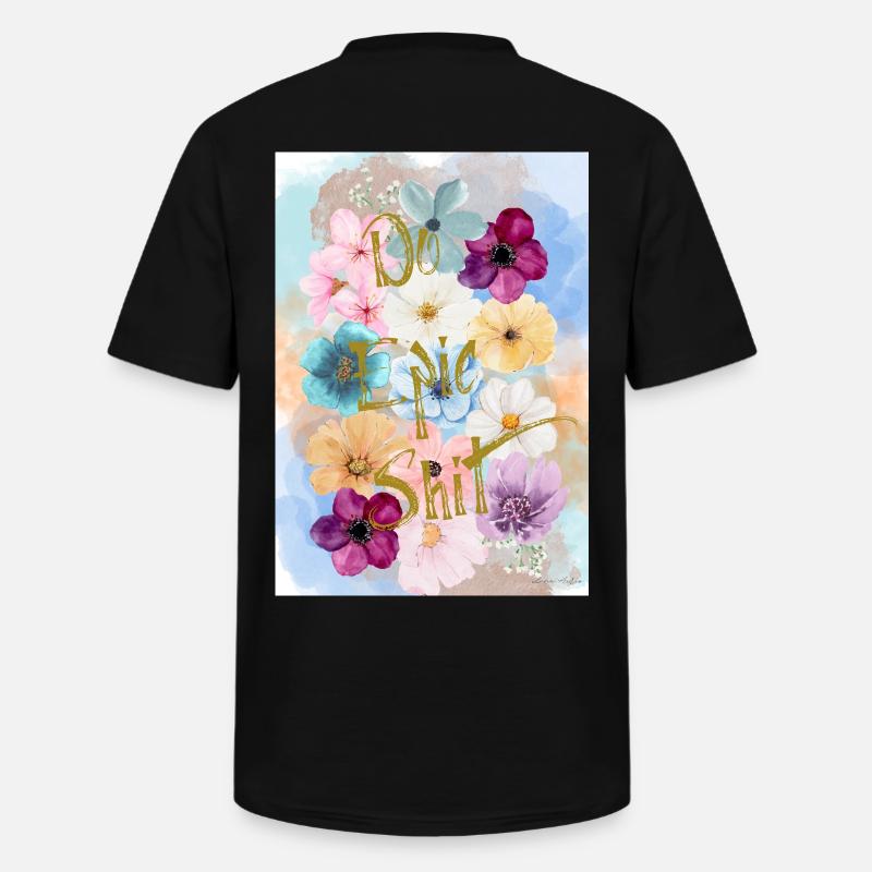 Do Epic Shit - Männer-T-Shirt mit V-Ausschnitt - Schwarz