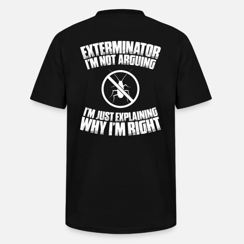 Schädlingsbekämpfer Kammerjäger Exterminator - Männer-T-Shirt mit V-Ausschnitt - Schwarz