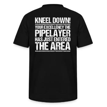 Pipeline Builder Pipeline Construction Pipelayer - T-shirt col V Homme - noir - Dos - AI Model Male 185 light (185cm)