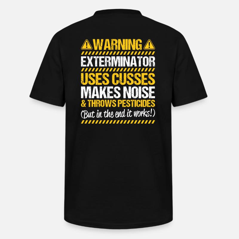 Schädlingsbekämpfer Kammerjäger Exterminator - Männer-T-Shirt mit V-Ausschnitt - Schwarz