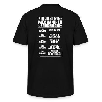 Industriemechaniker Industrial Mechanic - Männer-T-Shirt mit V-Ausschnitt - Schwarz - Hinten - AI Model Male 185 light (185cm)