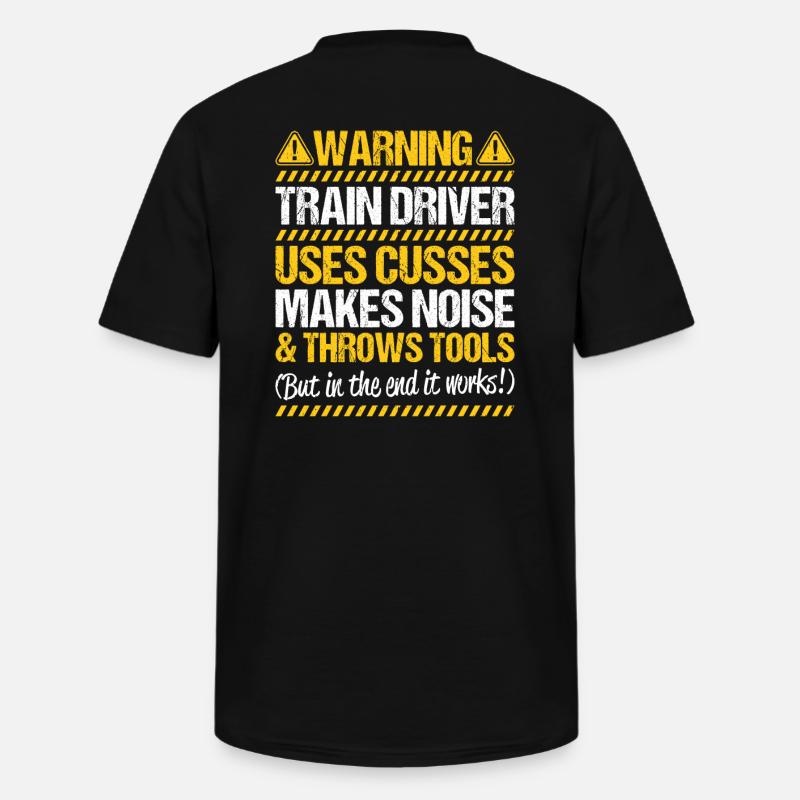 Triebfahrzeugführer Lokführer Train Driver - Männer-T-Shirt mit V-Ausschnitt - Schwarz