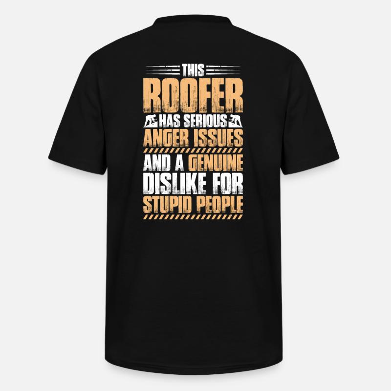 Dachdecker Dachdeckerei Dachdecken Roofer Roofing - Männer-T-Shirt mit V-Ausschnitt - Schwarz