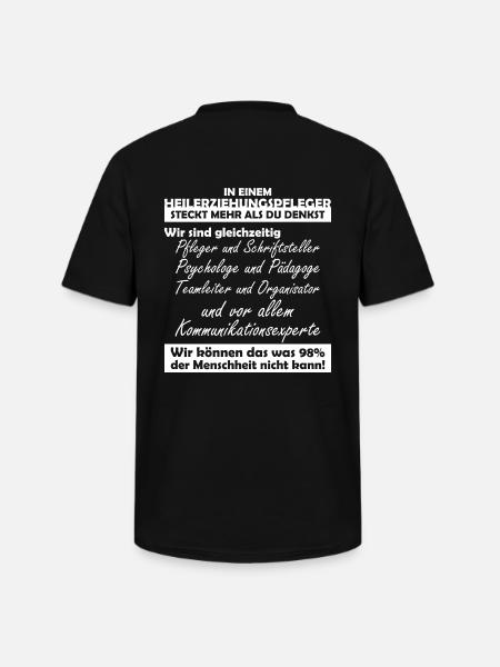 Heilerziehungspfleger - Männer-T-Shirt mit V-Ausschnitt - Schwarz