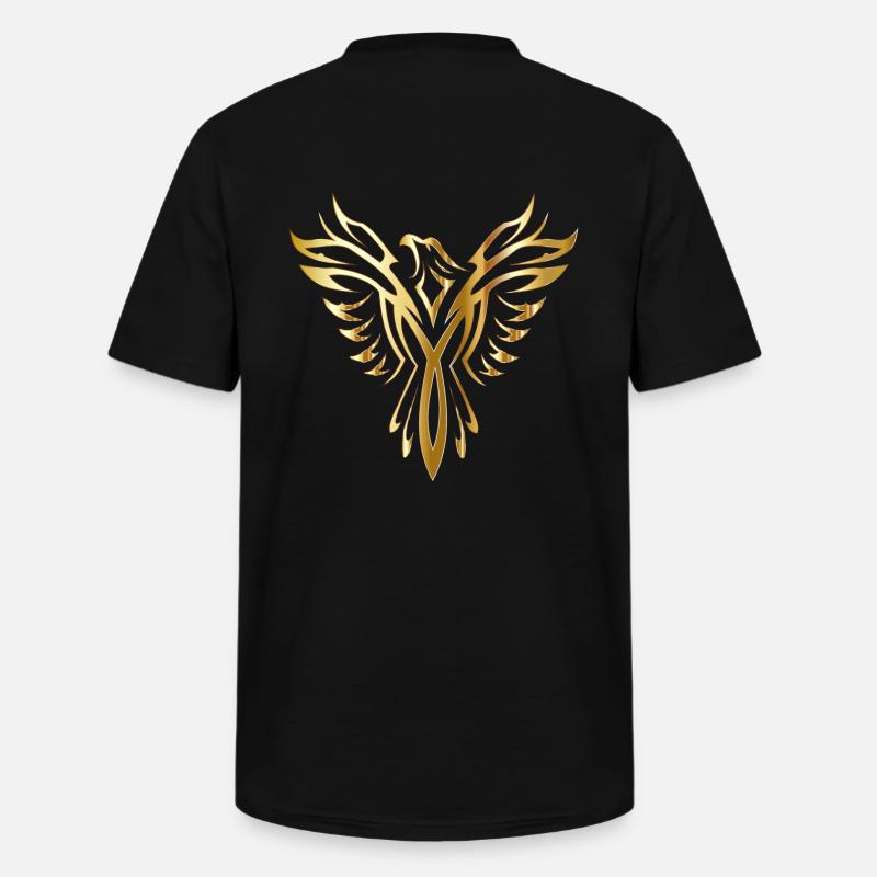 Phoenix Gold Ultimate - Männer-T-Shirt mit V-Ausschnitt - Schwarz