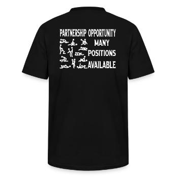 unique naughty design stag night hen party - Men's V-Neck T-Shirt - black - Back - AI Model Male 185 light (185cm)