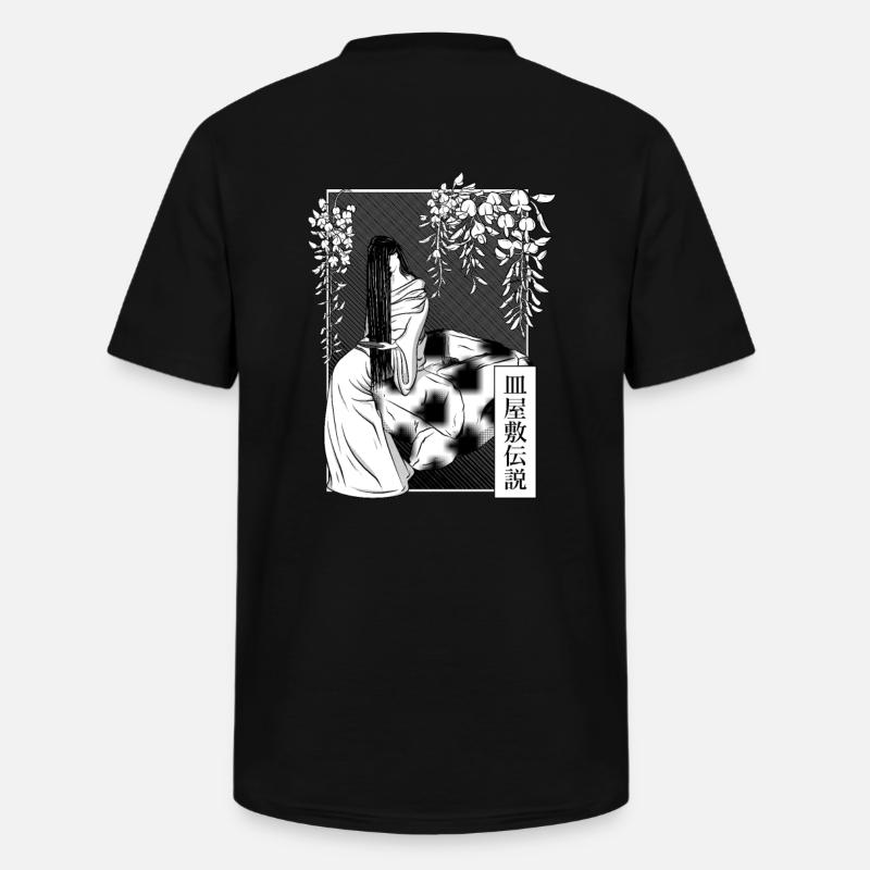 Sarayashiki - der Geistertellerzähler - Männer-T-Shirt mit V-Ausschnitt - Schwarz