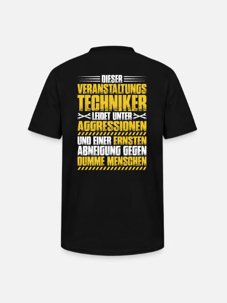 Veranstaltungstechniker Event Technician - Männer-T-Shirt mit V-Ausschnitt - Schwarz