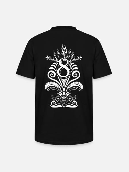 Kurbits V8 No:2 - weiß - Männer-T-Shirt mit V-Ausschnitt - Schwarz
