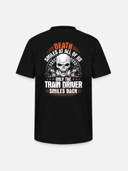 Triebfahrzeugführer Lokführer Lokomotivführer - Männer-T-Shirt mit V-Ausschnitt - Schwarz