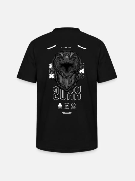 Cyborg 20XX - Men's V-Neck T-Shirt - black