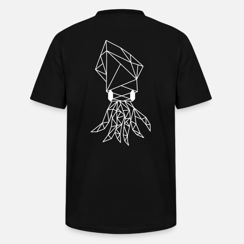 Squid - Männer-T-Shirt mit V-Ausschnitt - Schwarz