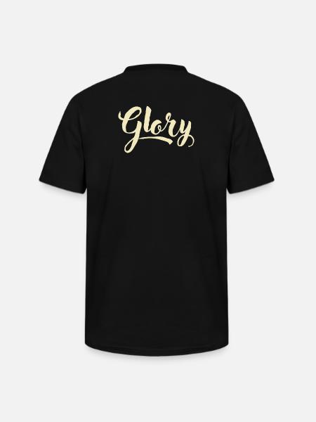 Glory 1 - Männer-T-Shirt mit V-Ausschnitt - Schwarz