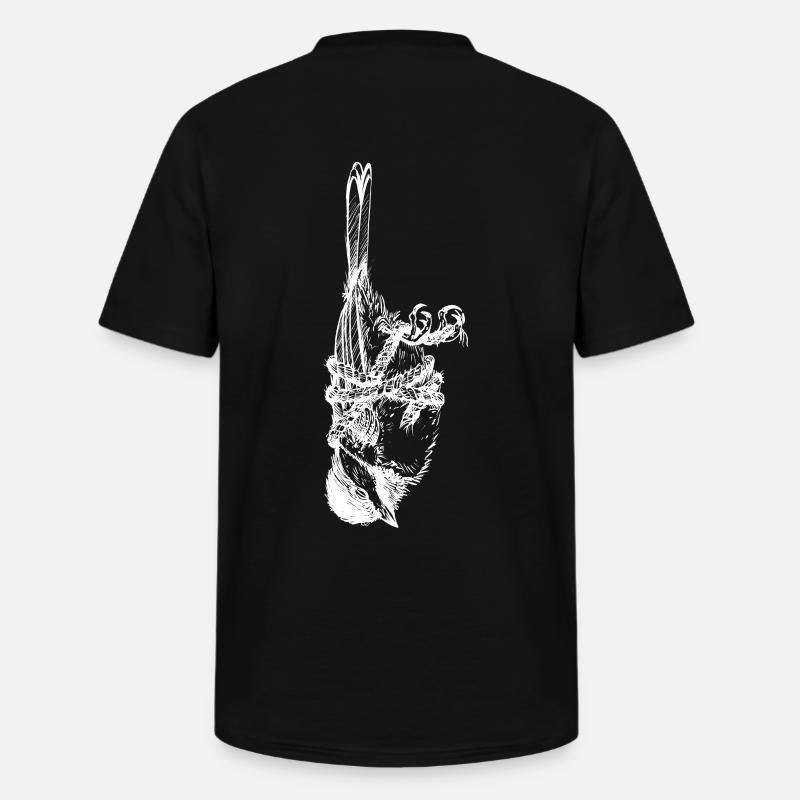 Vogel - Männer-T-Shirt mit V-Ausschnitt - Schwarz
