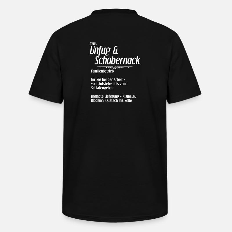 Unfug und Schabernack - Männer-T-Shirt mit V-Ausschnitt - Schwarz