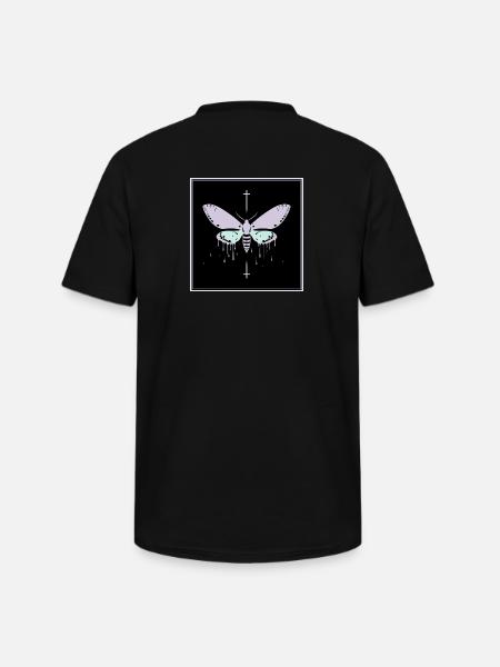 Ätherisches Flüstern in Minze und Lavendel - Männer-T-Shirt mit V-Ausschnitt - Schwarz