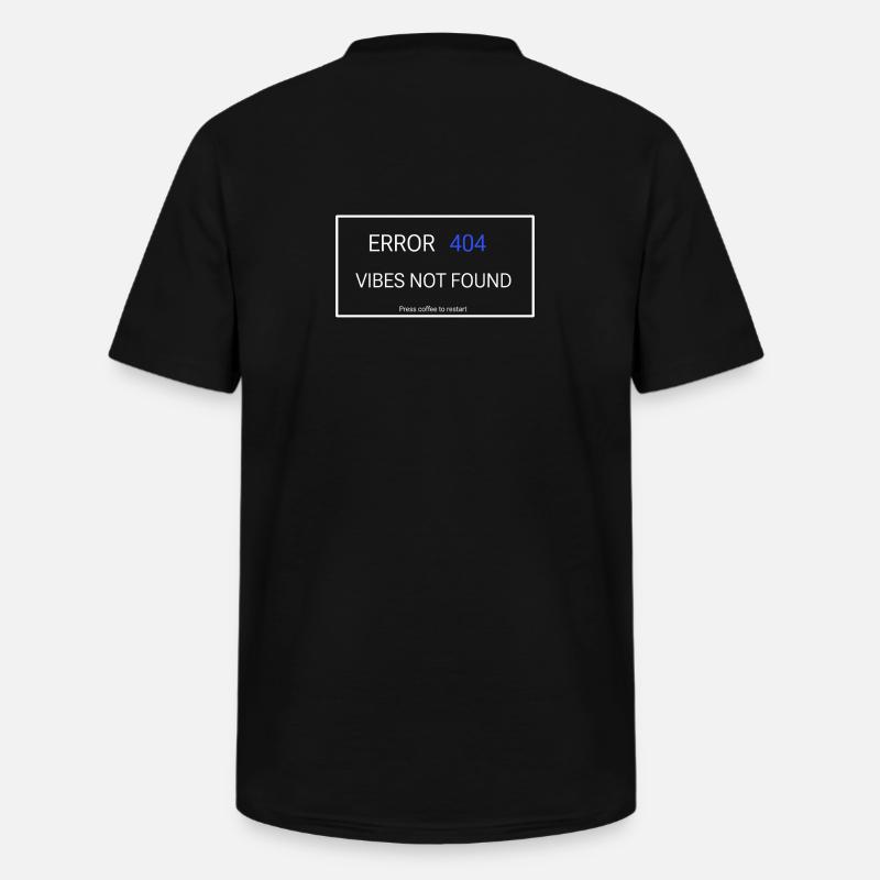 Vibes not found - Männer-T-Shirt mit V-Ausschnitt - Schwarz