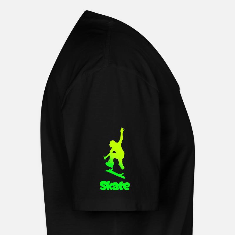 skate planche à roulettes sk8 T-shirt col V Homme