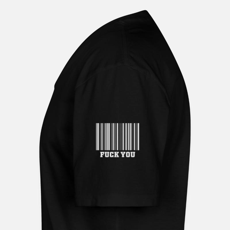 Barcode - Männer-T-Shirt mit V-Ausschnitt - Schwarz