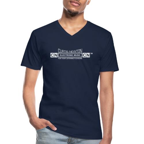CURTIS NEWTON - FOR YOUR LISTENING PLEASURE - Klassisches Männer-T-Shirt mit V-Ausschnitt