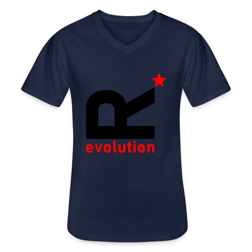 R evolution - Klassisches Männer-T-Shirt mit V-Ausschnitt