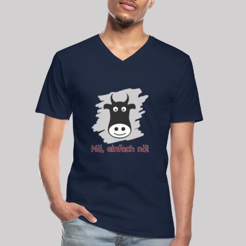 Speak kuhlisch - NÖ, EINFACH NÖ! - Klassisches Männer-T-Shirt mit V-Ausschnitt