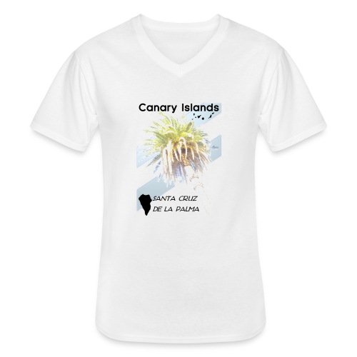 Santa Cruz de La Palma - Klassisches Männer-T-Shirt mit V-Ausschnitt