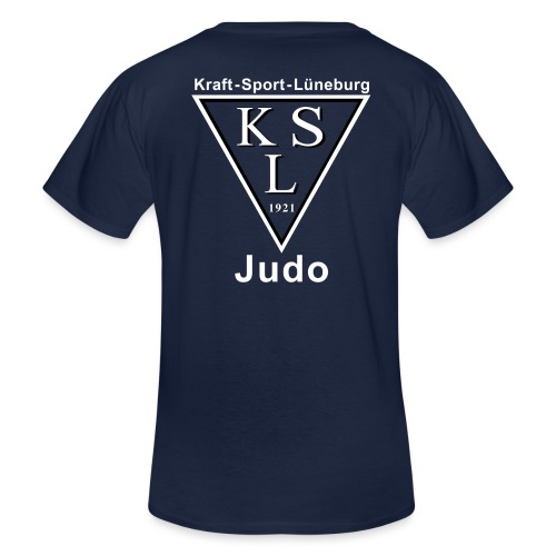 KSL Logo JUDO White png - Klassisches Männer-T-Shirt mit V-Ausschnitt