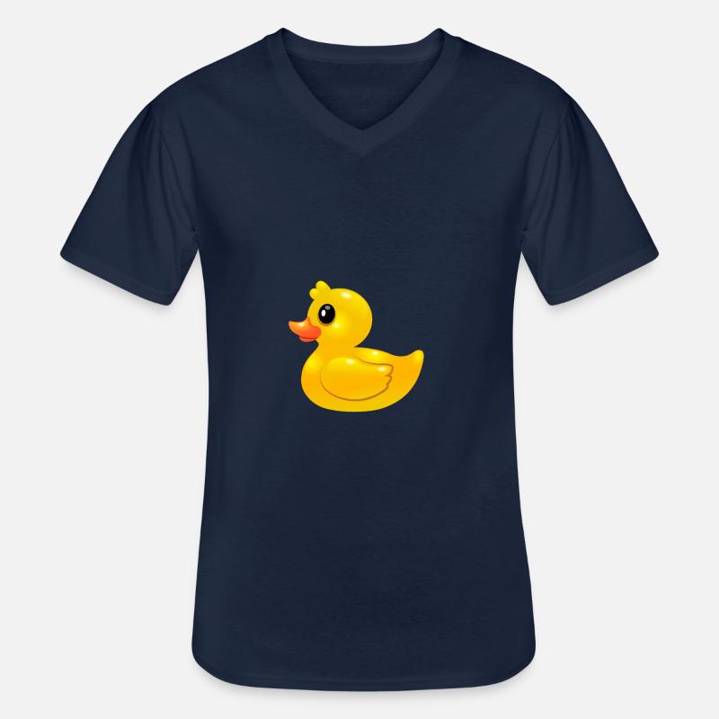 Gummiente - Rubber Duck - Männer-T-Shirt mit V-Ausschnitt - Navy
