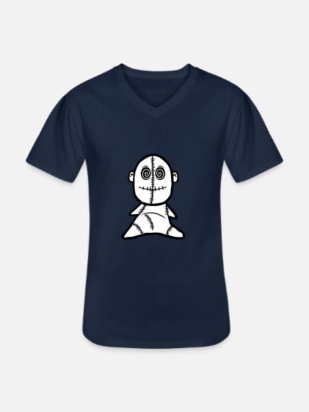 Voodoo Doll - Men's V-Neck T-Shirt - navy