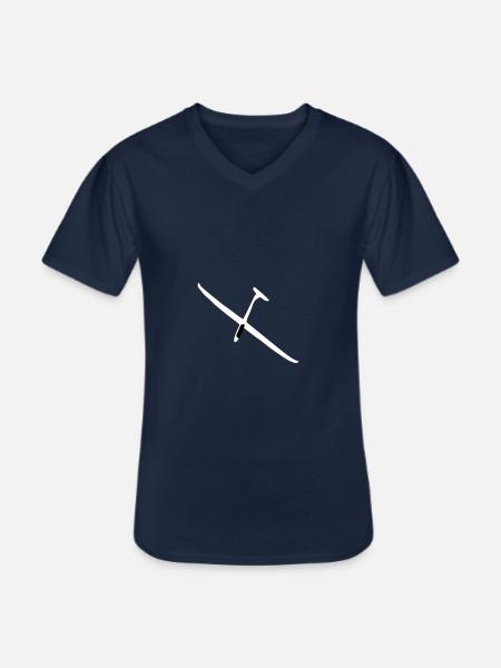 Glider Gliding Gliding Glider - Men's V-Neck T-Shirt - navy