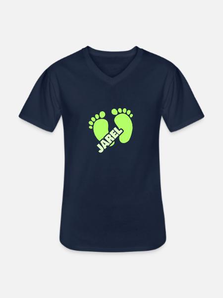 Jarel - Men's V-Neck T-Shirt - navy