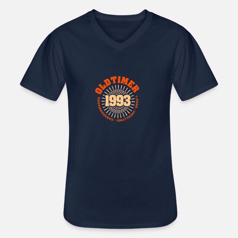 Geschenkidee 1993 - Männer-T-Shirt mit V-Ausschnitt - Navy