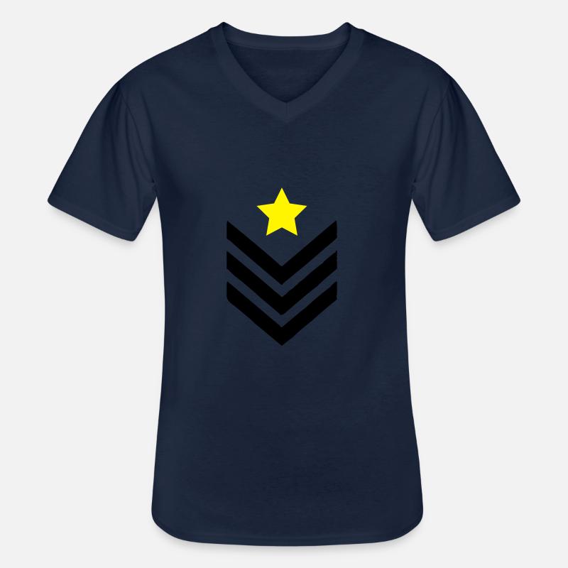 abzeichen_002 - Männer-T-Shirt mit V-Ausschnitt - Navy