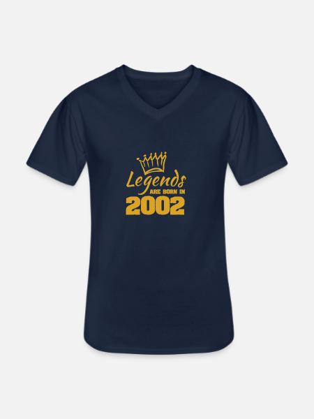 Year 2002 - Men's V-Neck T-Shirt - navy