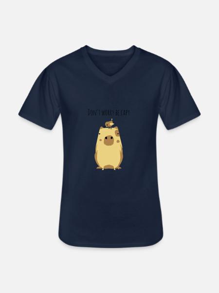 Wasserschwein Spruch - Männer-T-Shirt mit V-Ausschnitt - Navy