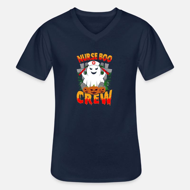 5 - Männer-T-Shirt mit V-Ausschnitt - Navy