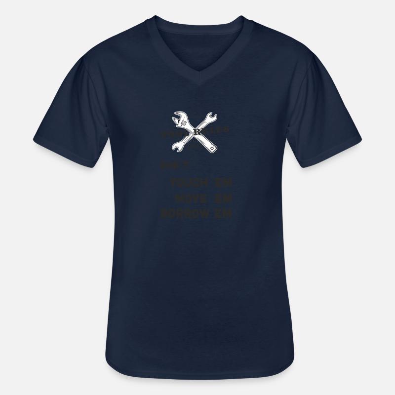Tool Rules - Männer-T-Shirt mit V-Ausschnitt - Navy